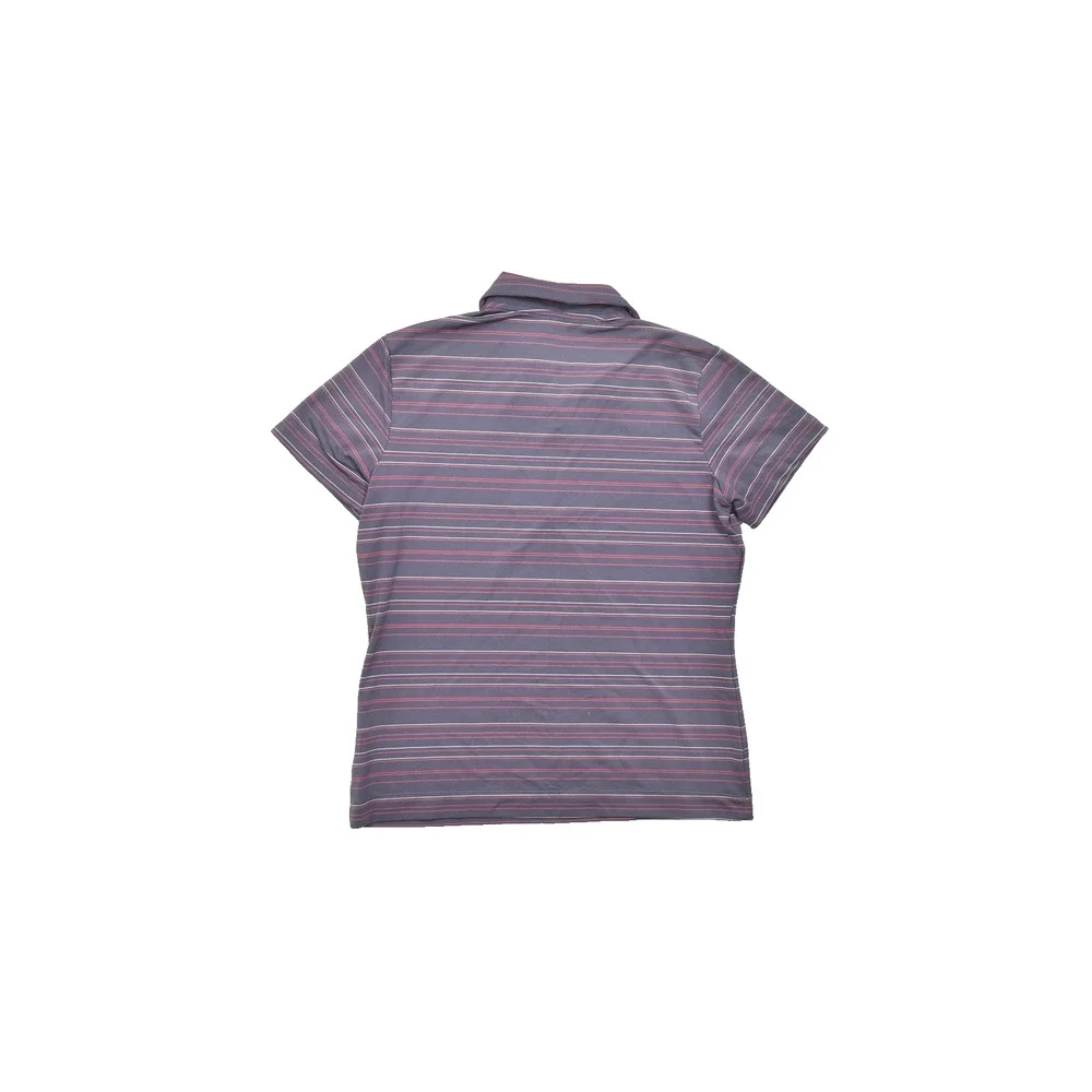Nike Golf Nike FIT DRY Womens Medium Purple Striped Quarter Zip Polo Shirt M